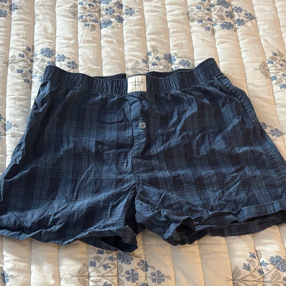 American Eagle Navy Boxer Shorts